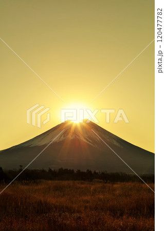 ダイヤモンド富士 120477782