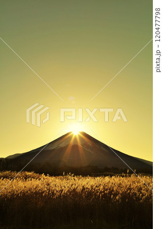 ダイヤモンド富士 120477798