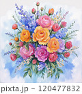 Beautiful Oil Paint Floral Masterpieces 120477832