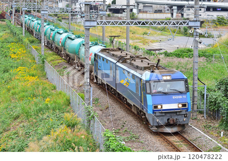 東海道本線 貨物支線 東高島-桜木町 JR貨物 EH200-11(高崎) 東海道本線 貨物支線 東高島-桜木町 JR貨物 EH200-11(高崎) 120478222