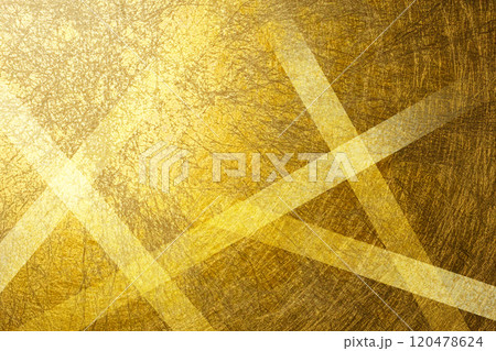 金色の和紙（クローズアップ）背景素材 生成ai 120478624