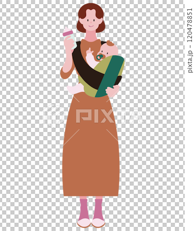 Women who take childcare 120478851