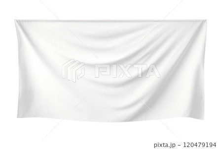 White Fabric 120479194