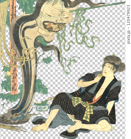 浮世繪插圖 四谷鬼故事 120479923