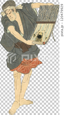 浮世絵 イラスト 男性 浮世絵 イラスト 男性 120479929