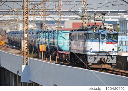 武蔵野線 西浦和ー北朝霞 JR貨物 EF65-2087(新鶴見) 武蔵野線 西浦和ー北朝霞 JR貨物 EF65-2087(新鶴見) 120480492