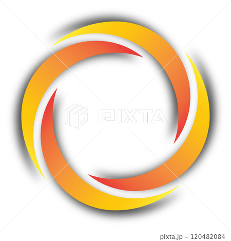 Abstract circles overlap 120482084