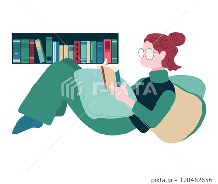 リラックスしてゆったりと読書を楽しむ 積読本 リラックスしてゆったりと読書を楽しむ 積読本 120482656