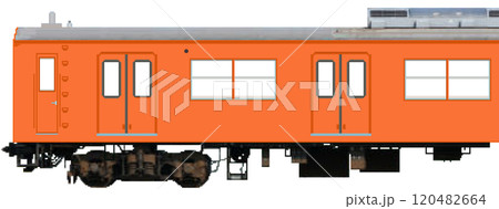 ドット絵風の大阪環状線103系電車（JR西日本：戸袋窓封鎖仕様） 120482664
