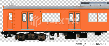 ドット絵風の大阪環状線103系電車（JR西日本：戸袋窓封鎖仕様） 120482664