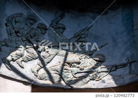 The War Memorial of Korea, history military museum dedicated to the Korean War in Seoul, South Korea The War Memorial of Korea, history military museum dedicated to the Korean War in Seoul, South Korea 120482773