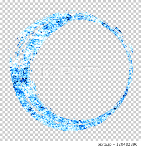 Sparkling blue Japanese style circular material Sparkling blue Japanese style circular material 120482890
