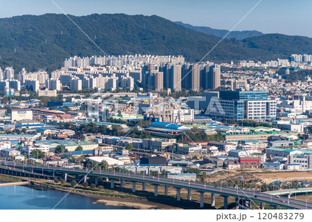 Cityscape of Daejeon capital of South Chungcheong province in South Korea Cityscape of Daejeon capital of South Chungcheong province in South Korea 120483279