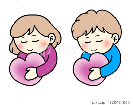 心を大切にする男女 120484090