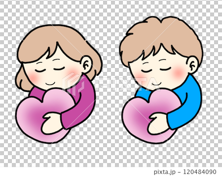 心を大切にする男女 120484090