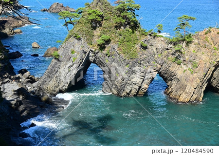 三陸復興国立公園 穴通磯 三陸復興国立公園 穴通磯 120484590