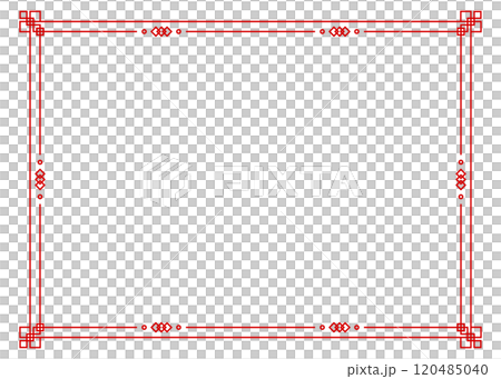 Chinese style frame, background material 120485040