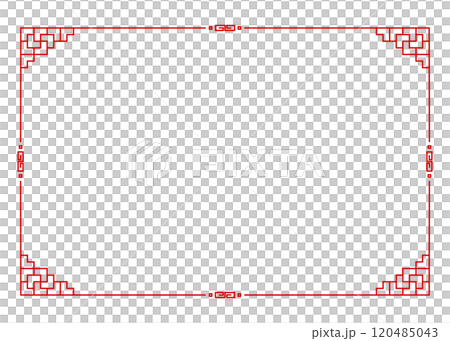 Chinese style frame, background material 120485043