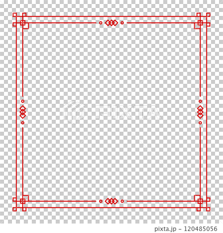 Chinese style frame, background material 120485056