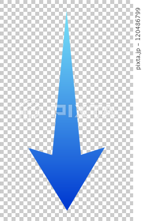 Down Arrow Gradient Blue Down Arrow Gradient Blue 120486799
