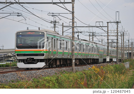 東北本線　栗橋ー東鷲宮　JR東日本　E231系1000番台　U512編成（小山） 120487045