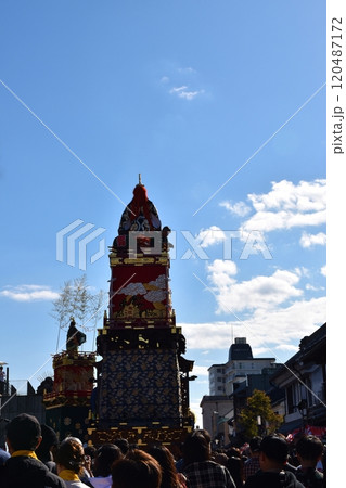 晴天の川越祭の風景　埼玉 120487172