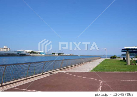 三笠公園から眺める横須賀の海 三笠公園から眺める横須賀の海 120487868