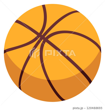 Basketball ball color icon. Sport league logo 120488693