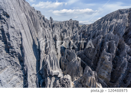 Majestic Tsingy de Bemaraha Cliffs, Madagascar. 120488975