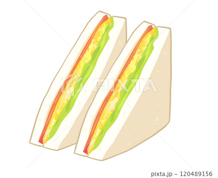 サンドイッチのイラスト 120489156