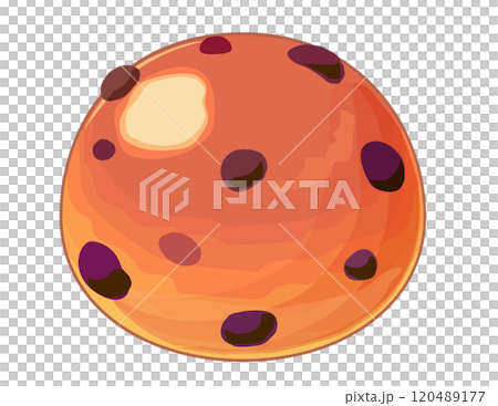 Raisin bread illustration Raisin bread illustration 120489177