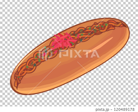 炒麵的插圖 120489178