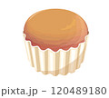 蒸しパンのイラスト 120489180