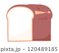 山型食パンのイラスト 120489185