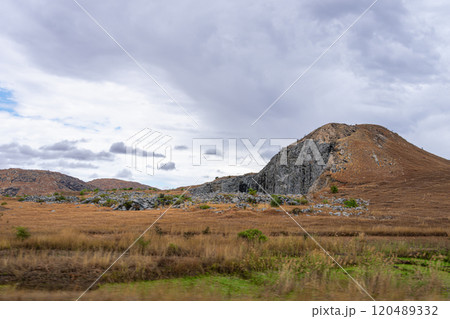 Scenic Landscape of Isalo National Park, Madagascar. 120489332