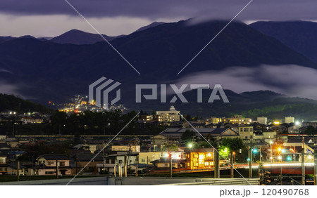 上田 上田から別所温泉を望む 長野県上田市 上田 上田から別所温泉を望む 長野県上田市 120490768