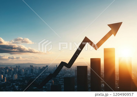Upward Trend in Housing Market Visualization Upward Trend in Housing Market Visualization 120490957