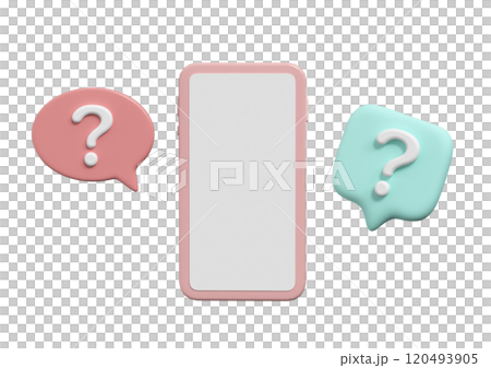スマートフォンとはてなマーク スマートフォンとはてなマーク 120493905