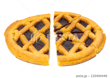 Italian shortbread pie 120494446
