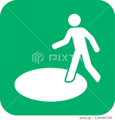 広域避難所を案内する標識 120494790