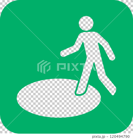 広域避難所を案内する標識 120494790