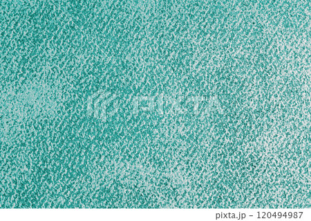 Detailed view of turquoise grunge shabby jeans denim fabric texture background, macro, close up Detailed view of turquoise grunge shabby jeans denim fabric texture background, macro, close up 120494987