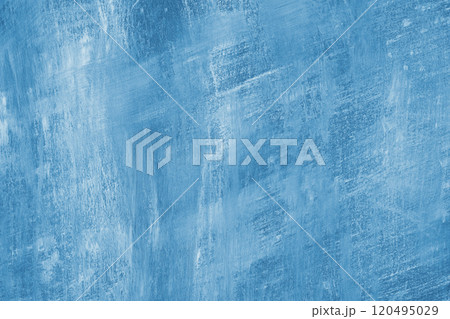 Concrete, plaster wall texture with brush strokes, blue surface with brush strokes background Concrete, plaster wall texture with brush strokes, blue surface with brush strokes background 120495029
