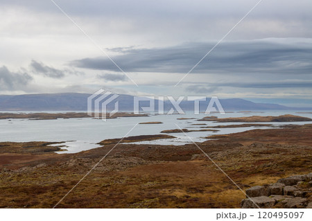 Islands in Atlantic ocean, west Iceland Islands in Atlantic ocean, west Iceland 120495097
