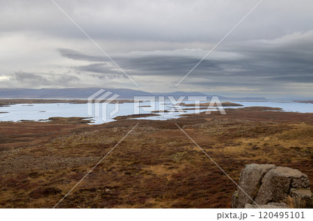 Islands in Atlantic ocean, west Iceland Islands in Atlantic ocean, west Iceland 120495101