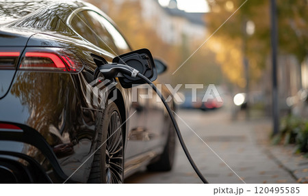 Charging Port of a Modern Electric Vehicle 120495585