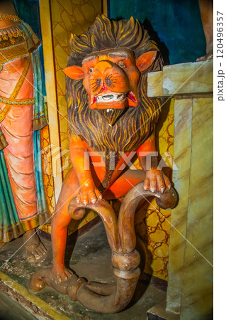 figures depicting entire history Buddha, starting from birth. 120496357