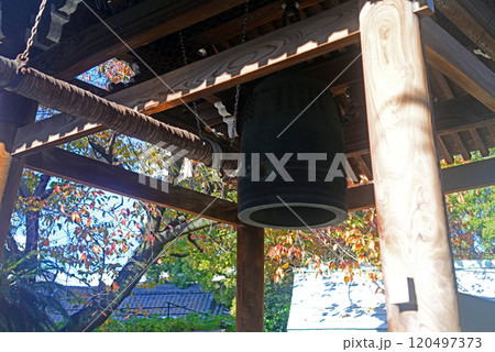 大阪福島了徳院境内の鐘楼-2 120497373