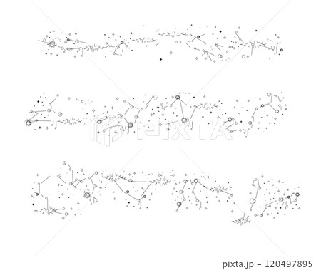 Abstract cosmic star accumulation vector 120497895