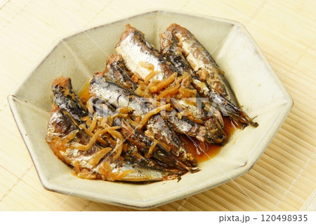 鰯の生姜の甘辛煮 120498935